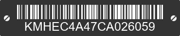 2012 HYUNDAI Sonata KMHEC4A47CA026059 VIN decoded