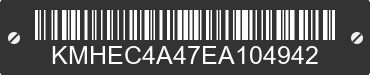 2014 HYUNDAI Sonata KMHEC4A47EA104942 VIN decoded