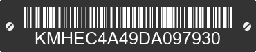 2013 HYUNDAI Sonata KMHEC4A49DA097930 VIN decoded
