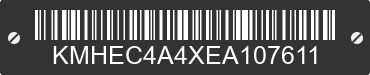 2014 HYUNDAI Sonata KMHEC4A4XEA107611 VIN decoded