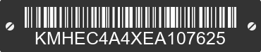 2014 HYUNDAI Sonata KMHEC4A4XEA107625 VIN decoded