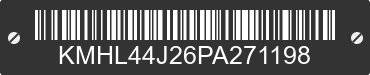 2023 HYUNDAI Sonata KMHL44J26PA271198 VIN decoded