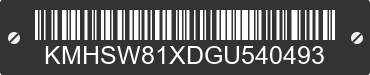 1986 HYUNDAI Stellar KMHSW81XDGU540493 VIN decoded