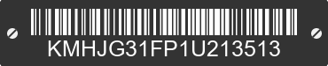 2001 HYUNDAI Tiburon KMHJG31FP1U213513 VIN decoded