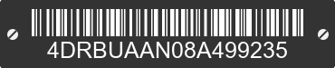 2008 IC BUS PB105 4DRBUAAN08A499235 VIN decoded