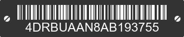 2010 IC BUS PB105 4DRBUAAN8AB193755 VIN decoded