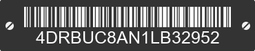 2001 IC BUS PB105 4DRBUC8AN1LB32952 VIN decoded