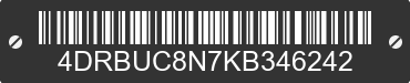 2019 IC BUS PB105 4DRBUC8N7KB346242 VIN decoded