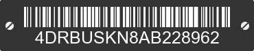 2010 IC BUS PB105 4DRBUSKN8AB228962 VIN decoded