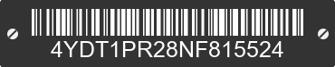 2022 IMPACT Impact 4YDT1PR28NF815524 VIN decoded