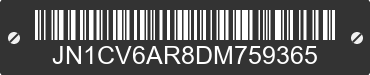 2013 INFINITI G37 JN1CV6AR8DM759365 VIN decoded