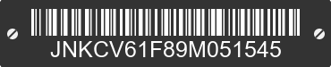 2009 INFINITI G37 JNKCV61F89M051545 VIN decoded