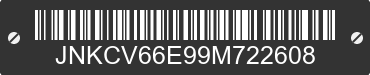 2009 INFINITI G37 JNKCV66E99M722608 VIN decoded