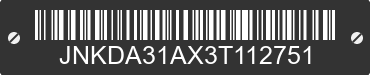 2003 INFINITI I35 JNKDA31AX3T112751 VIN decoded