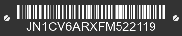 2015 INFINITI Q40 JN1CV6ARXFM522119 VIN decoded