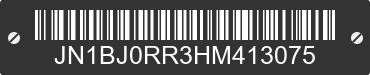 2017 INFINITI QX50 JN1BJ0RR3HM413075 VIN decoded