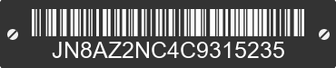 2012 INFINITI QX56 JN8AZ2NC4C9315235 VIN decoded