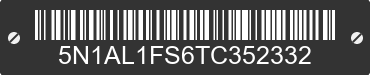 2026 INFINITI QX60 5N1AL1FS6TC352332 VIN decoded