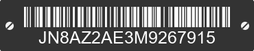 2021 INFINITI QX80 JN8AZ2AE3M9267915 VIN decoded