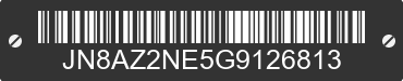 2016 INFINITI QX80 JN8AZ2NE5G9126813 VIN decoded