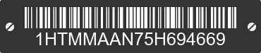 2005 INTERNATIONAL 4300 1HTMMAAN75H694669 VIN decoded