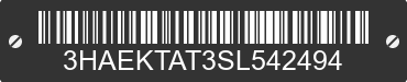 2025 INTERNATIONAL HV607 3HAEKTAT3SL542494 VIN decoded