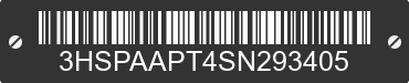 2025 INTERNATIONAL HX520 3HSPAAPT4SN293405 VIN decoded
