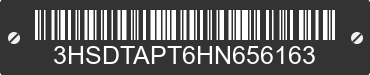 2017 INTERNATIONAL HX620 3HSDTAPT6HN656163 VIN decoded