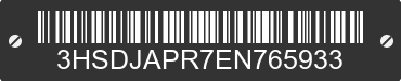 2014 INTERNATIONAL LF687 3HSDJAPR7EN765933 VIN decoded