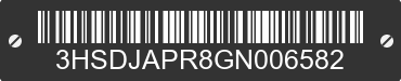 2016 INTERNATIONAL LF687 3HSDJAPR8GN006582 VIN decoded