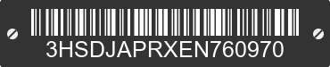 2014 INTERNATIONAL LF687 3HSDJAPRXEN760970 VIN decoded