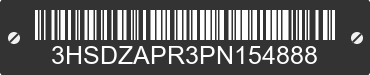2023 INTERNATIONAL LT62F 3HSDZAPR3PN154888 VIN decoded