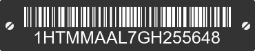 2016 INTERNATIONAL MA025 1HTMMAAL7GH255648 VIN decoded