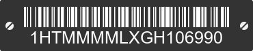 2016 INTERNATIONAL MA025 1HTMMMMLXGH106990 VIN decoded