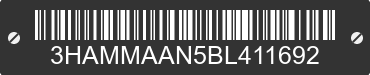 2011 INTERNATIONAL MA025 3HAMMAAN5BL411692 VIN decoded