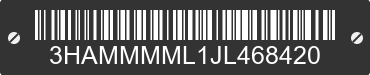 2018 INTERNATIONAL MA025 3HAMMMML1JL468420 VIN decoded