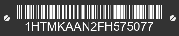 2015 INTERNATIONAL MA035 1HTMKAAN2FH575077 VIN decoded