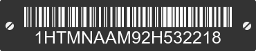 2002 INTERNATIONAL MH025 1HTMNAAM92H532218 VIN decoded