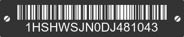 2013 INTERNATIONAL RA027 1HSHWSJN0DJ481043 VIN decoded
