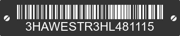2017 INTERNATIONAL SR525 3HAWESTR3HL481115 VIN decoded