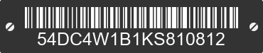 2019 ISUZU NPR/NPR-HD 54DC4W1B1KS810812 VIN decoded