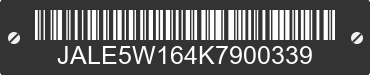 2019 ISUZU NQR JALE5W164K7900339 VIN decoded