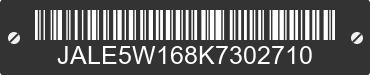 2019 ISUZU NRR JALE5W168K7302710 VIN decoded