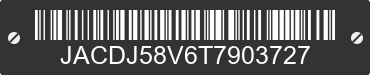 1996 ISUZU Trooper JACDJ58V6T7903727 VIN decoded