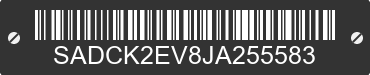 2018 JAGUAR F-PACE SADCK2EV8JA255583 VIN decoded