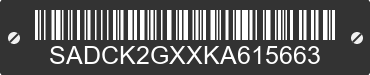 2019 JAGUAR F-Pace SADCK2GXXKA615663 VIN decoded