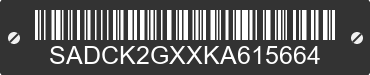 2019 JAGUAR F-Pace SADCK2GXXKA615664 VIN decoded