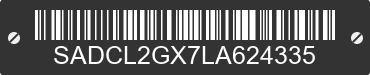 2020 JAGUAR F-PACE SADCL2GX7LA624335 VIN decoded