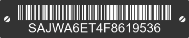 2015 JAGUAR F-TYPE SAJWA6ET4F8619536 VIN decoded