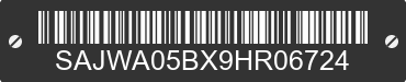 2009 JAGUAR XF SAJWA05BX9HR06724 VIN decoded